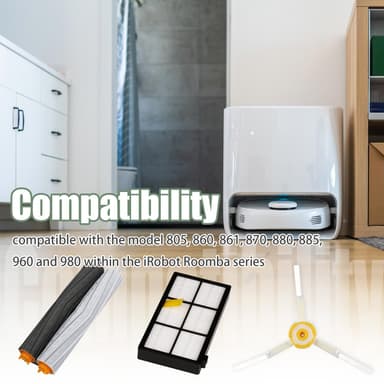 iRobot Roomba serie 800/900 robotdammsugare tillbehör 14 delar