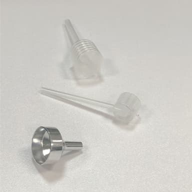 Liten refill sprayflaska för parfym 8 ml Silver