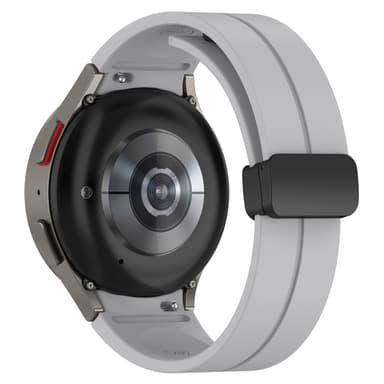 Silikonarmband 20 mm för Samsung Galaxy Watch 5/4 Ljusgrå