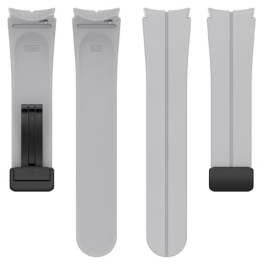 Silikonarmband 20 mm för Samsung Galaxy Watch 5/4 Ljusgrå
