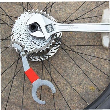 Verktygs-kit för cykelreparationer 4 delar