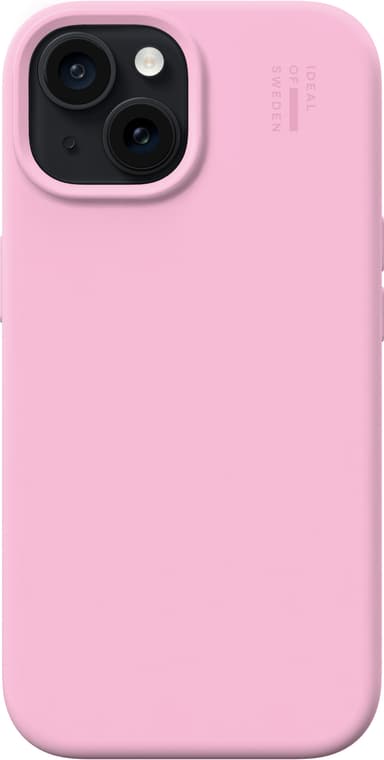iDeal of Sweden Silicone iPhone 13/14/15 fodral (tuggummirosa)
