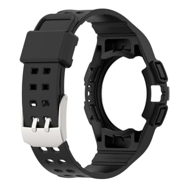 TPU klockarmband kompatibel med Samsung Galaxy Watch 4/5/6 44mm Svart