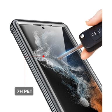 Stöttåligt vattentätt mobilfodral Svart Samsung S23 Ultra