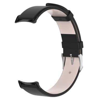 Klockarmband äkta läder Svart Xiaomi Mi Band 8