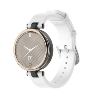 Garmin Lily armband äkta läder Vit