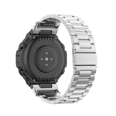 Klockarmband i rostfritt stål med skruvmejslar Silver Amazfit T-Rex A1