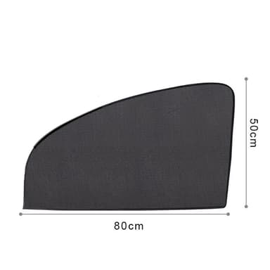 Magnetisk framfönster solskydd Nylon Mesh svart
