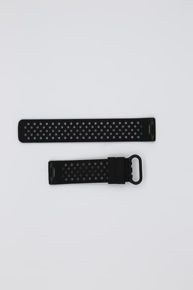 Fitbit Charge 3/4 armband silikon Svart (L)