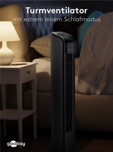 Tornfläkt med fjärrkontroll