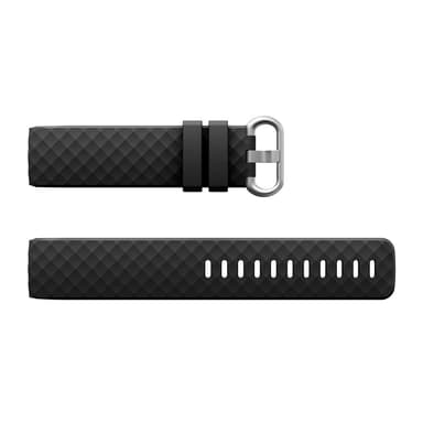 Fitbit Charge 3/4 armband silikon (S) Svart