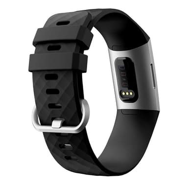 Fitbit Charge 3/4 armband silikon (S) Svart