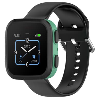 Silikon klockarmband för Garmin Bounce Small Size Svart