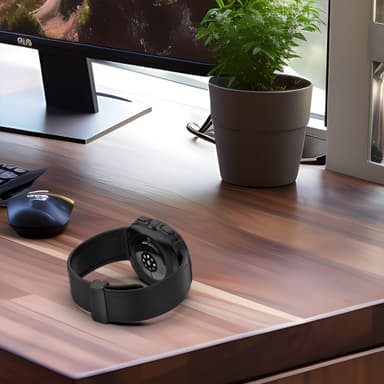 Samsung Watch Ultra 47 mm silikonband med magnetlås Svart