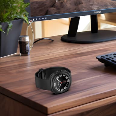 Samsung Watch Ultra 47 mm silikonband med magnetlås Svart