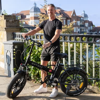 Hygge Vester  2024 hopfällbar elcykel, 20 tum tjocka däck ebike