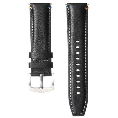 Läder klockarmband Suunto Race S (45mm) - Onyx black