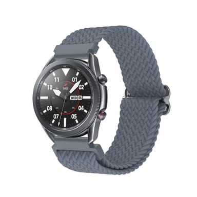 Universal ersättningsklockarmband för Huawei Samsung 20mm Blå grå