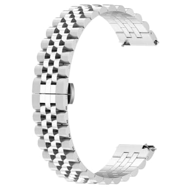 Justerbar Universal 20 MM femrads pärlorm Silver