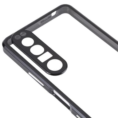 Dubbelsidigt magnetiskt telefonfodral med skärmskydd, integritetsskydd