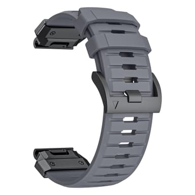 26 mm klockarmband för Garmin Fenix 3/5/5X/6X/7X Grå