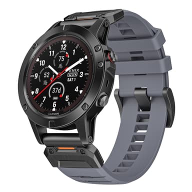 26 mm klockarmband för Garmin Fenix 3/5/5X/6X/7X Grå