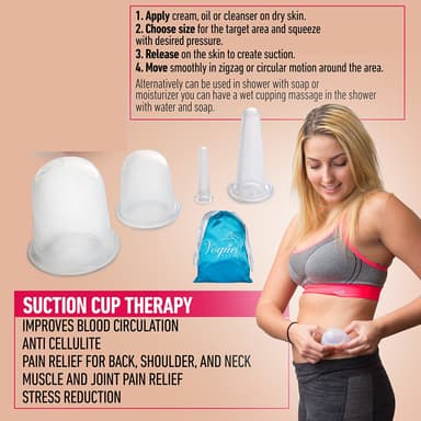 4-pack silikon hushållskoppningsterapiset Transparent