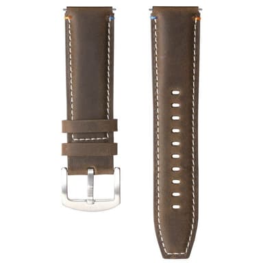 Läder klockarmband Garmin VivoActive 4 - Sagebrush