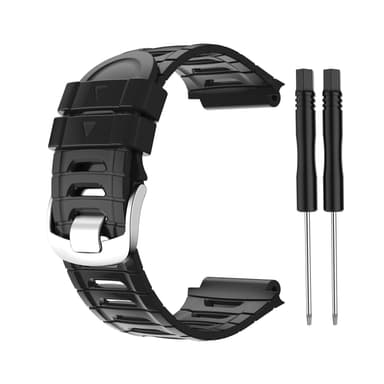 Klockarmband silikon till Garmin 920XT Svart