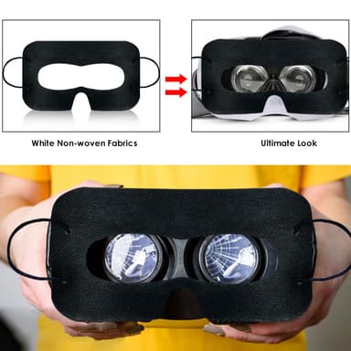 VR engångsögonmask 100 stycken för Vision Pro/Meta Quest 3