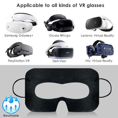 VR engångsögonmask 100 stycken för Vision Pro/Meta Quest 3