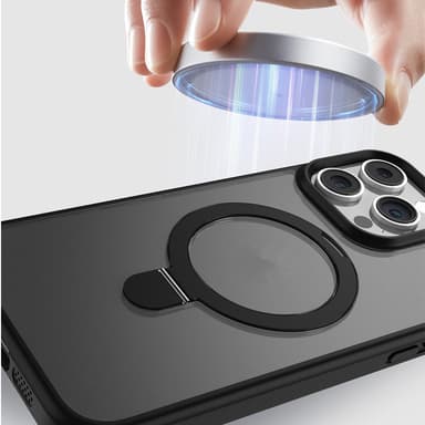 iPhone magnetfodral med linsskydd, stötsäker, stödjer Magsafe iPhone 1