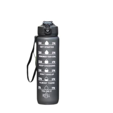 Sportvattenflaska 1000ml Svart