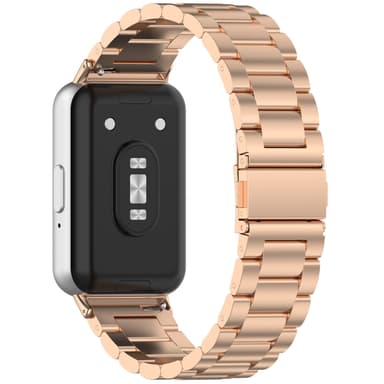 Klockarmband i rostfritt stål för Samsung Galaxy Fit 3 Rose guld