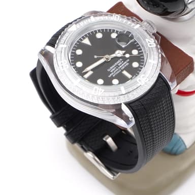 Silikonarmband för Omega Swatch sammärkt månlandande planetklocka Svar