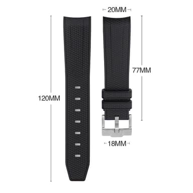 Silikonarmband för Omega Swatch sammärkt månlandande planetklocka Svar