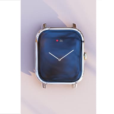 Klockskyddsfodral med skärmskydd för Huami Amazfit GTS 3 Silver