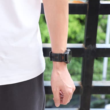 26 mm klockarmband för Garmin Fenix 3/5/5X/6X/7X Svart