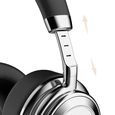 Hifi Trådlösa On-Ear headset Bluetooth-hörlurar Gaming Musik Metal Retro