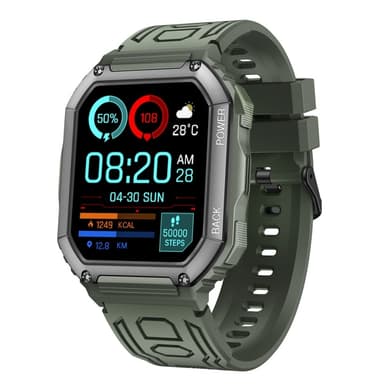 Armband För Garmin Fenix ​​7 / 7 Pro / 6 / 5 22 mm silikon - Grön