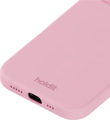 Holdit Silicone iPhone 16 fodral (rosa)