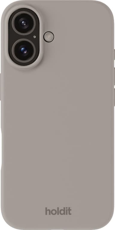 Holdit Silicone iPhone 16 fodral (taupe)