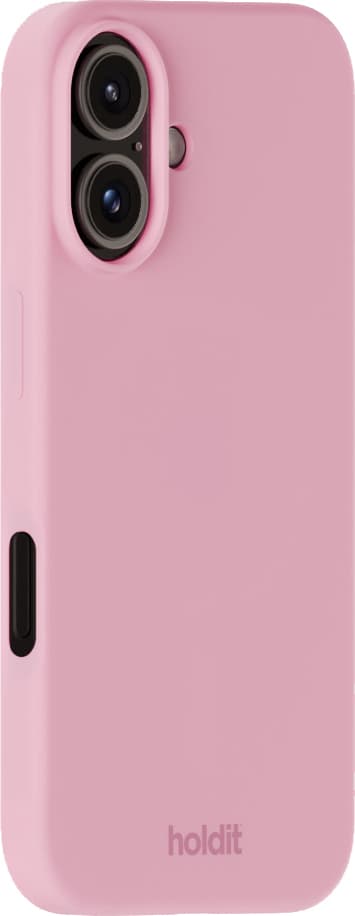 Holdit Silicone iPhone 16 fodral (rosa)