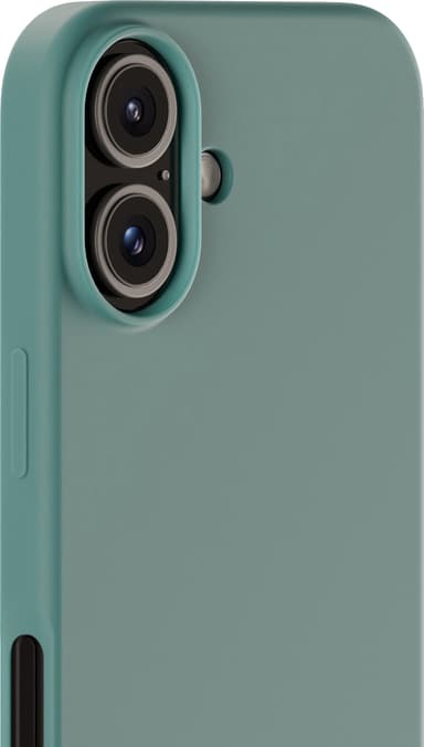 Holdit Silicone iPhone 16 fodral (mossgrönt)