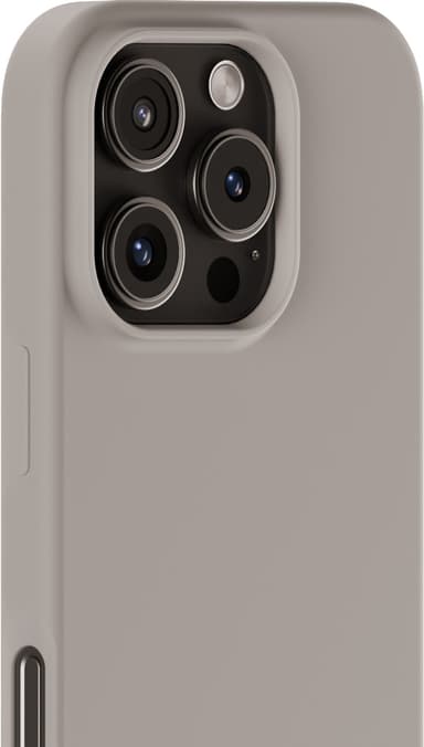 Holdit Silicone iPhone 16 Pro fodral (taupe)