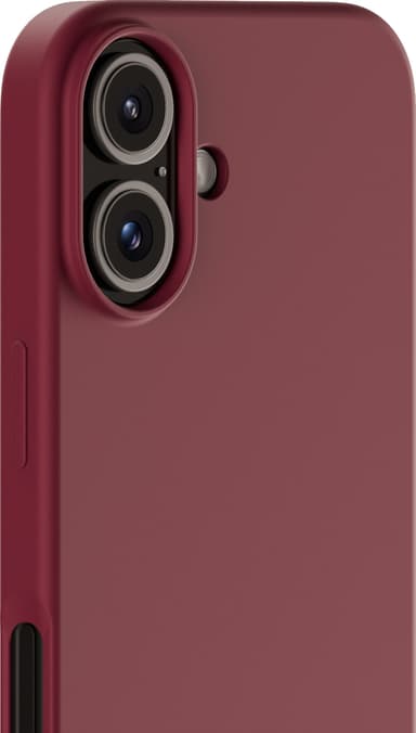 Holdit Silicone iPhone 16 fodral (röd sammet)