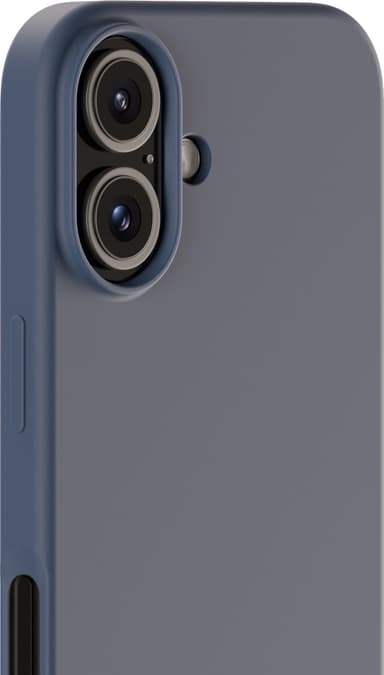 Holdit Silicone iPhone 16 fodral (marinblått)