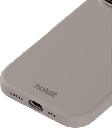 Holdit Silicone iPhone 16 Pro fodral (taupe)