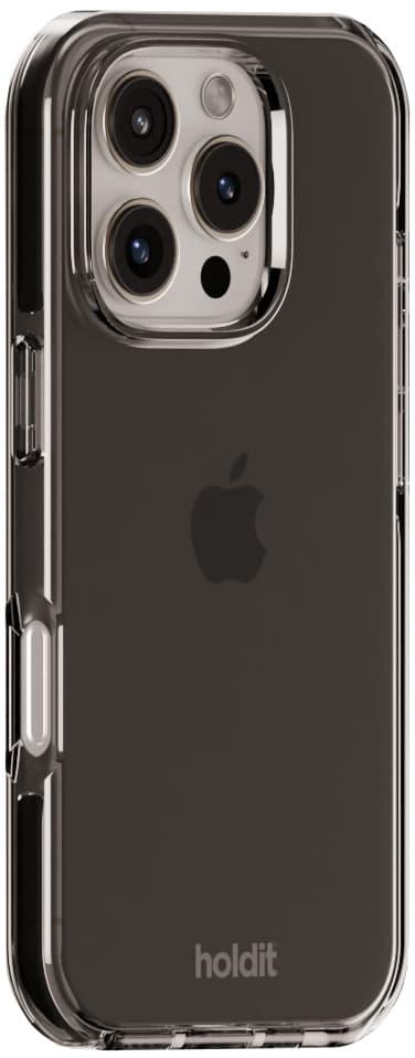 Holdit Seethru iPhone 16 Pro fodral (svart)