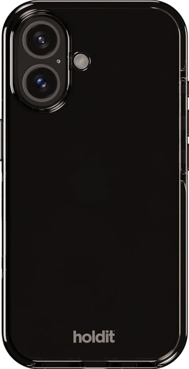 Holdit Seethru iPhone 16 fodral (svart)